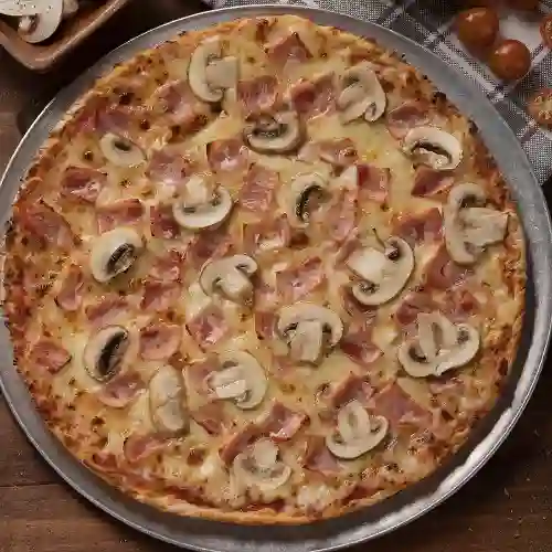 Jamon y Champiñones Mediana