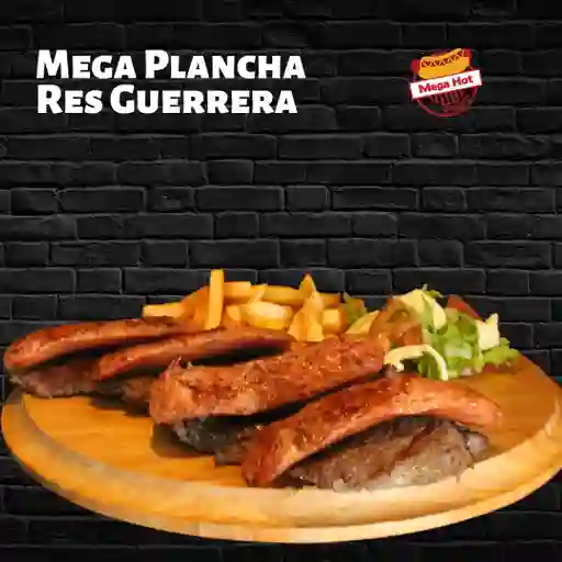 Mega Plancha Res Guerrera