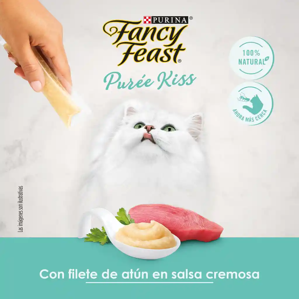 Snack liquido para gatos Fancy Feast con atún x 40gr