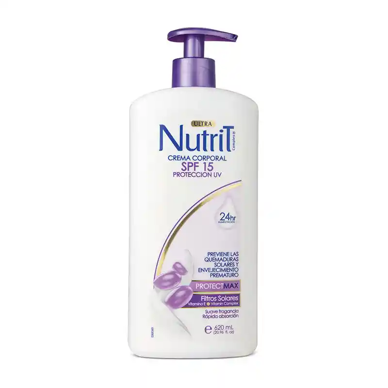 Nutrit Crema Corporal con SPF 15 Protección UV