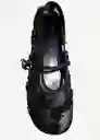 Zapatos Melchor Negro Talla 38 Mujer Mango