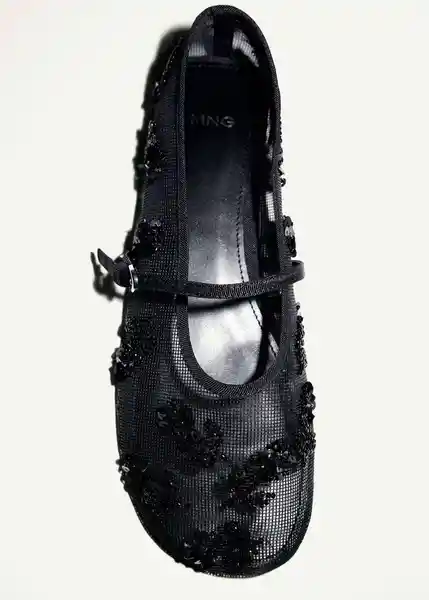 Zapatos Melchor Negro Talla 38 Mujer Mango
