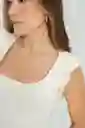 Top Mocha Color Blanco Crudo Talla M Ragged