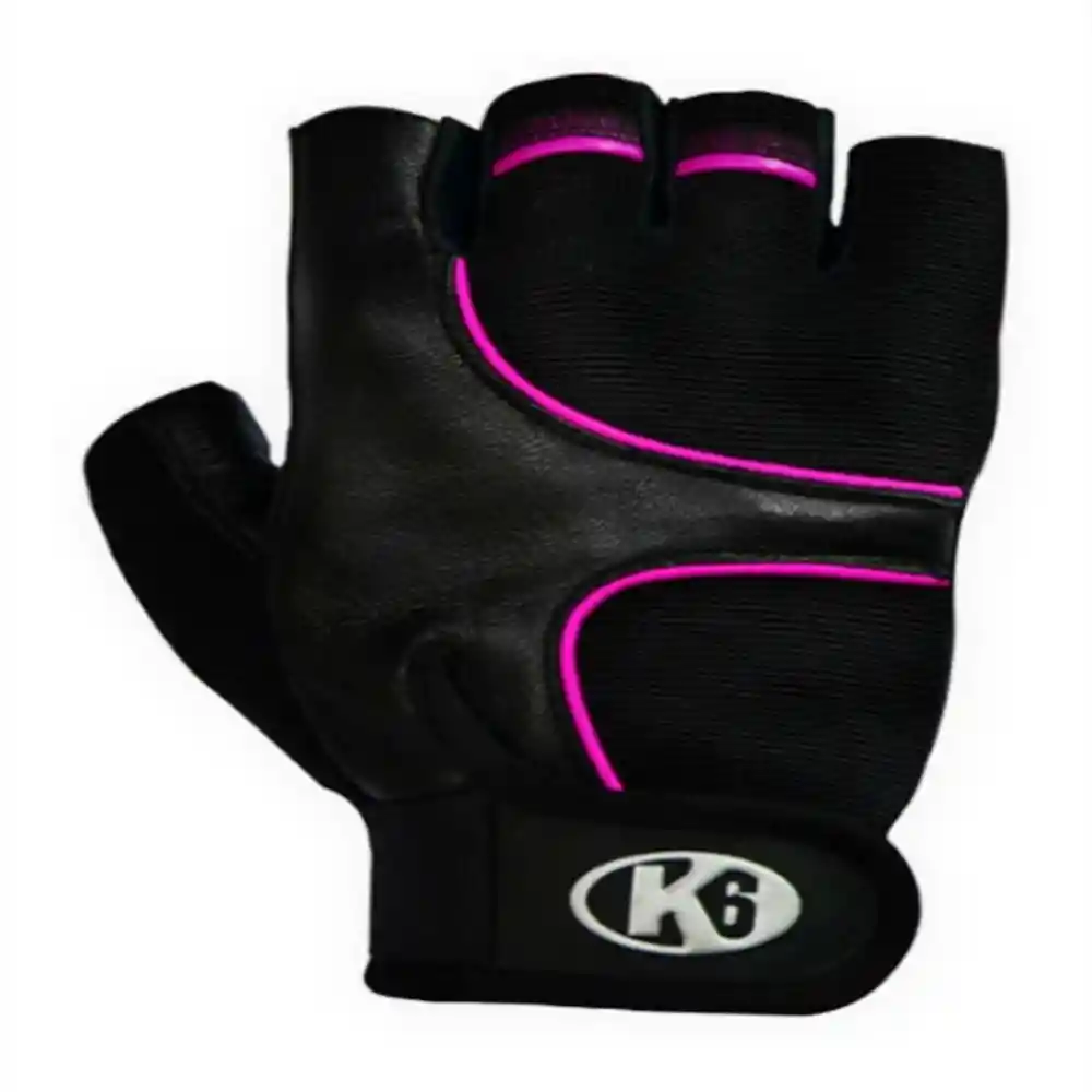 K6 Guantes Para Gimnasio De Cuero Crossfit Ice Fusion Talla S