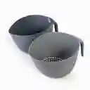 Set Recipiente y Colador Ambiente Gourmet