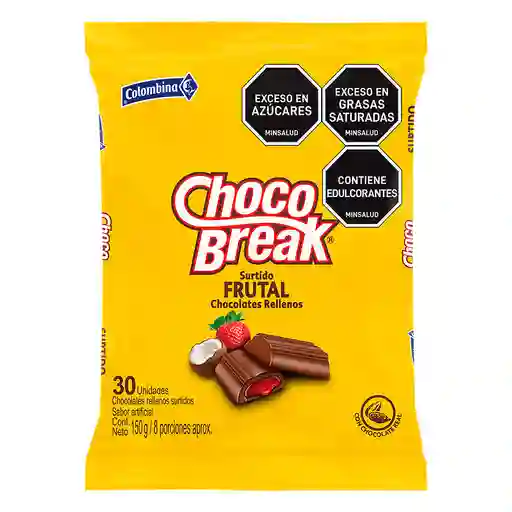 Chocobreak Chocolates Rellenos Surtidos Frutal