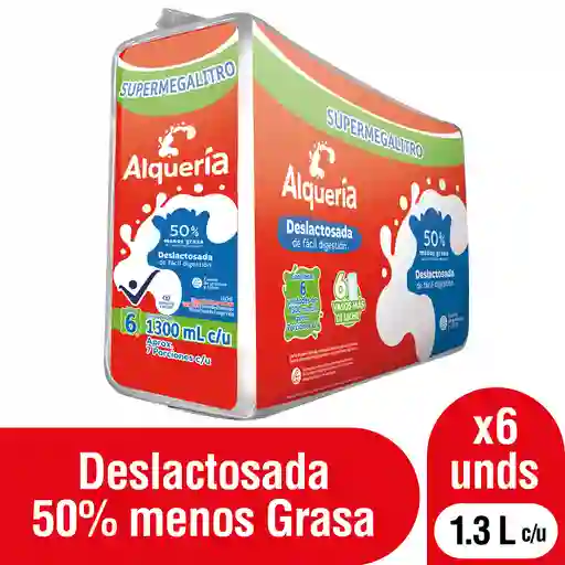 Alqueria Leche Líquida Deslactosada Semidescremada