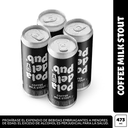 Pola del Pub 4-pack cerveza Coffee Milk Stout 473 Ml