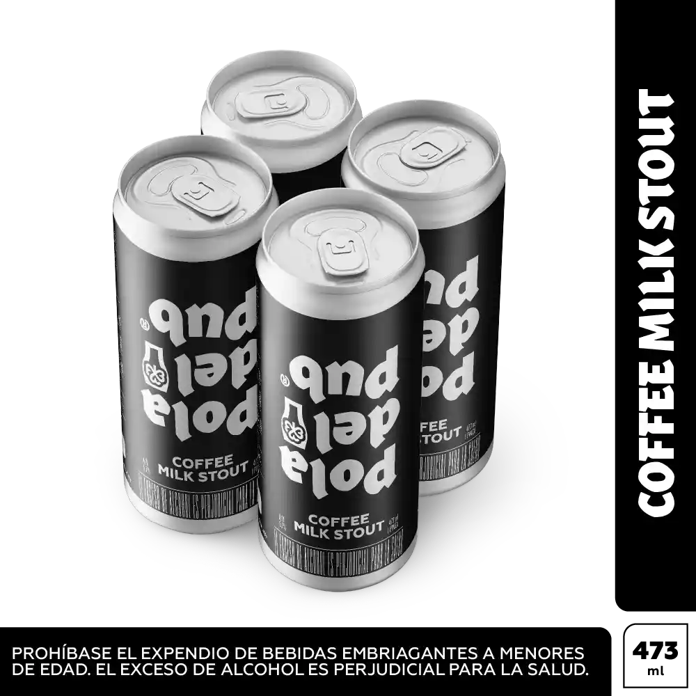 Pola del Pub 4-pack cerveza Coffee Milk Stout 473 Ml