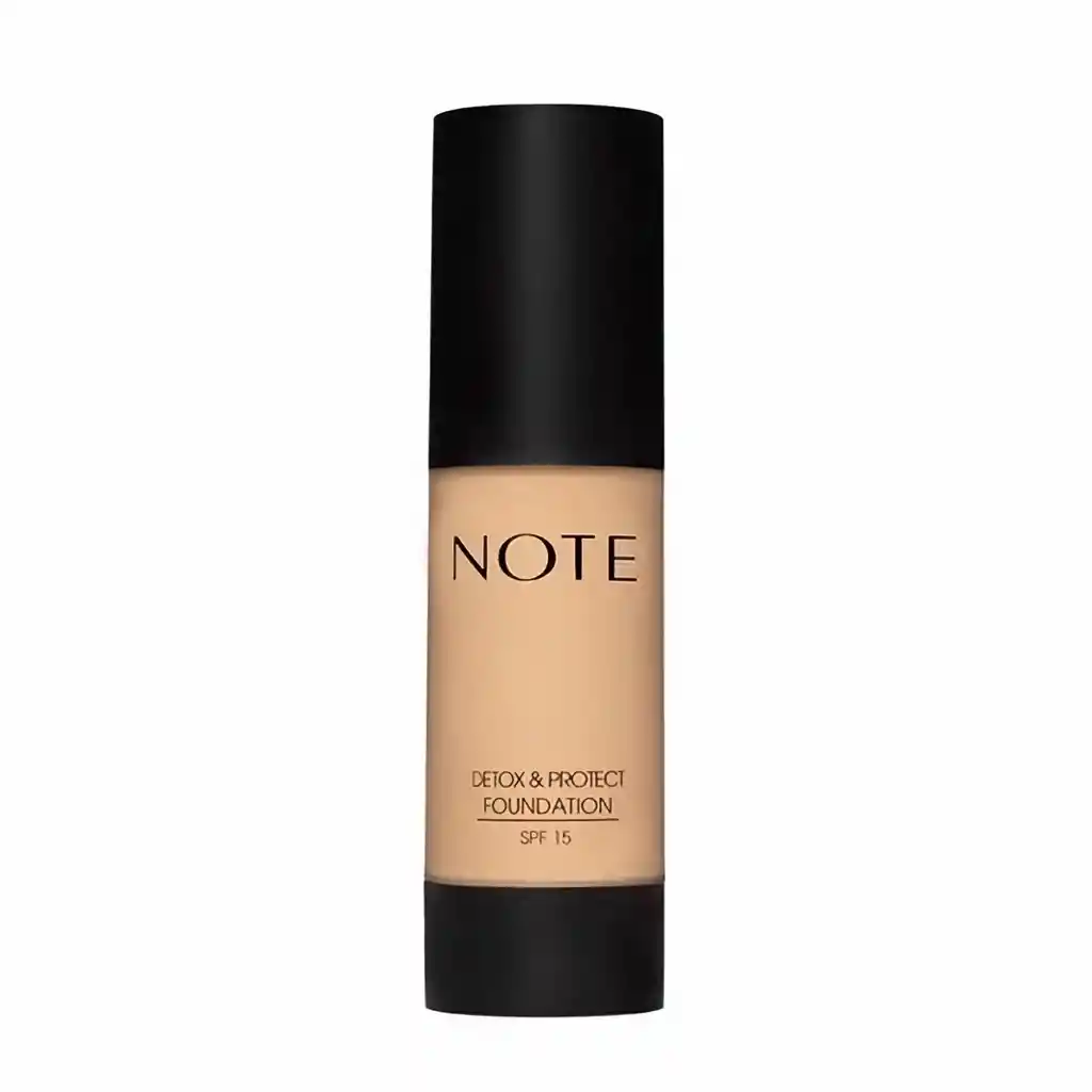 Note Base Facial Detox y Protect Foundation Spf15 No.3