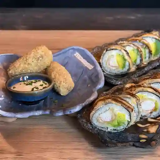 Combo dinamita crunch + croquetas