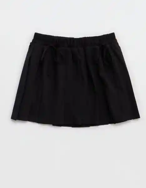 Falda Aerie Negro Talla MEDIUM 1784073 American Eagle