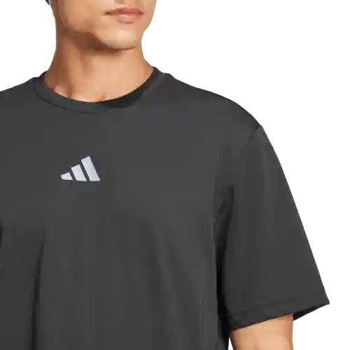 Adidas Camiseta Manga Corta Entrenamiento Hombre Negro Talla S
