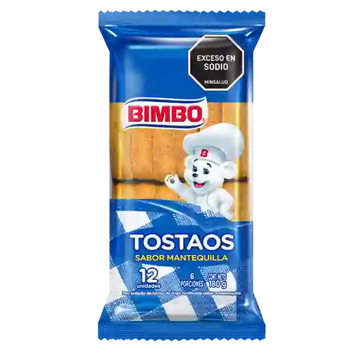 Bimbo Tostao Mantequilla 180 g