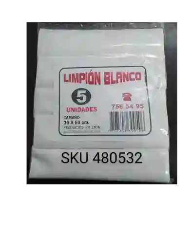 Limpion hr Blanco 36-60 cm