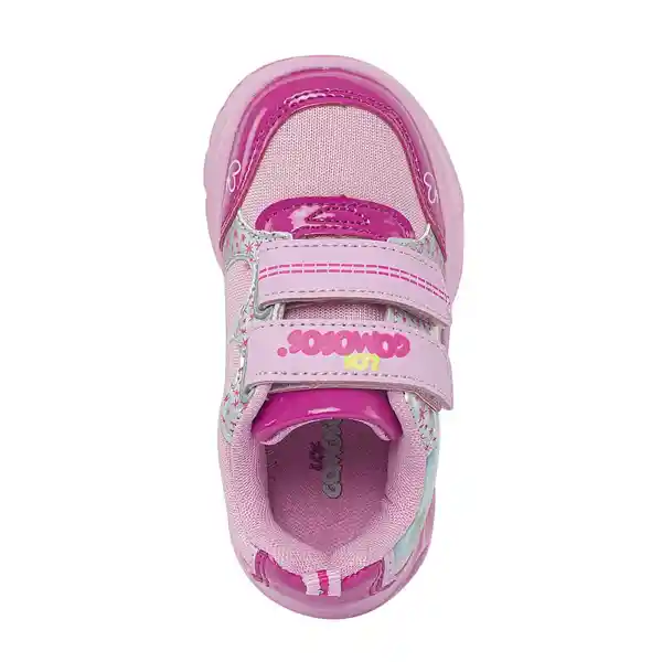 Los Gomosos Tenis Con Luces Tesin Para Niña Rosa CI58042-24