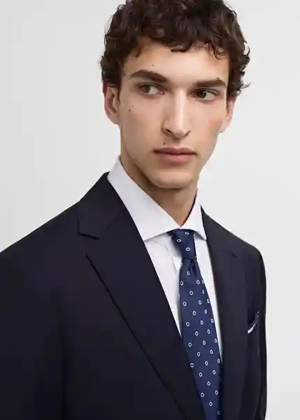 Blazer Americana Turin Navy Talla 56 Hombre Mango