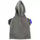 Chaqueta Térmica Con Capucha. Ideal Para Perros Pequeños. Las Mangas y el Cuello Son de Color Azul y el Cuerpo y la Capucha de Color Gris. En la Parte de Abajo o Cierre la Chaqueta Tiene un Cordón Para Ajustarla al Cuerpo de la Mascota. Sku 7703220003440