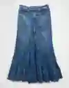 Falda Mujer Azul Talla 2 5154936 American Eagle