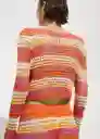 Jersey Mias Naranja Talla XS Mujer Mango