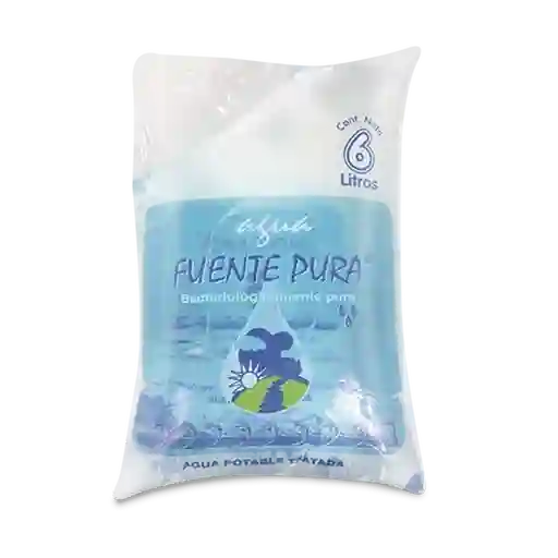 Mercacentro Agua Potable Fuente Pura en Bolsa