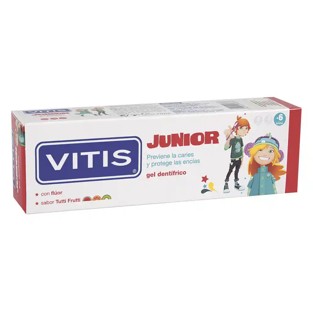 Vitis Junior Gel Dental Sabor A Tutti Frutti