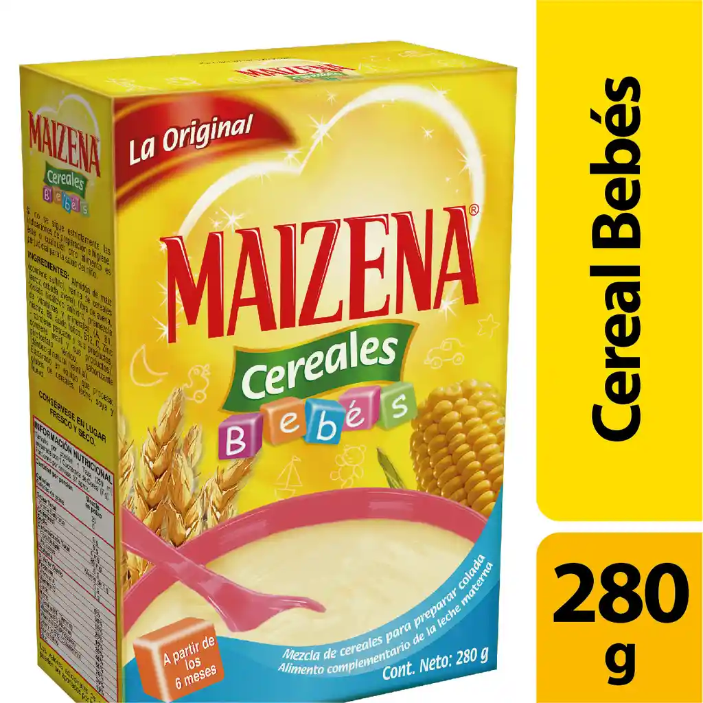 Maizena cereal Bebes fortificadas con crecinutre 280g