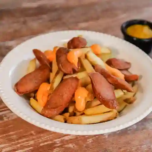 Salchipapas Hamburgo