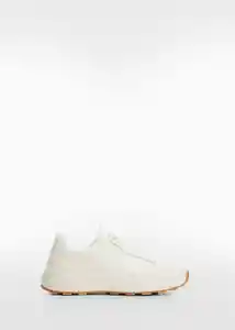 Zapatillas Deportiva Run Blanco Talla 38 Mujer Mango