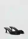 Sandalias Maru Negro Talla 37 Mujer Mango