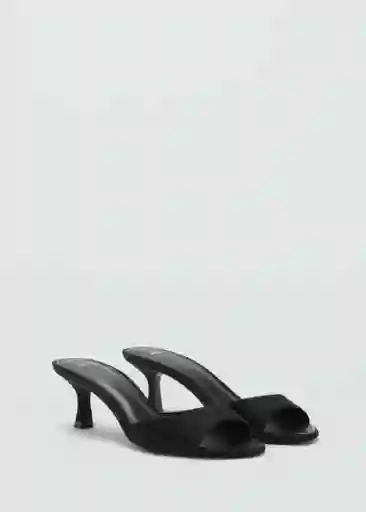 Sandalias Maru Negro Talla 37 Mujer Mango