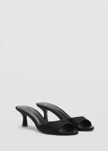 Sandalias Maru Negro Talla 37 Mujer Mango