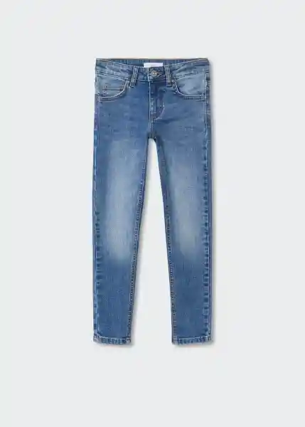 Jeans Skinny Tejano Medio Talla 12 Niños Mango