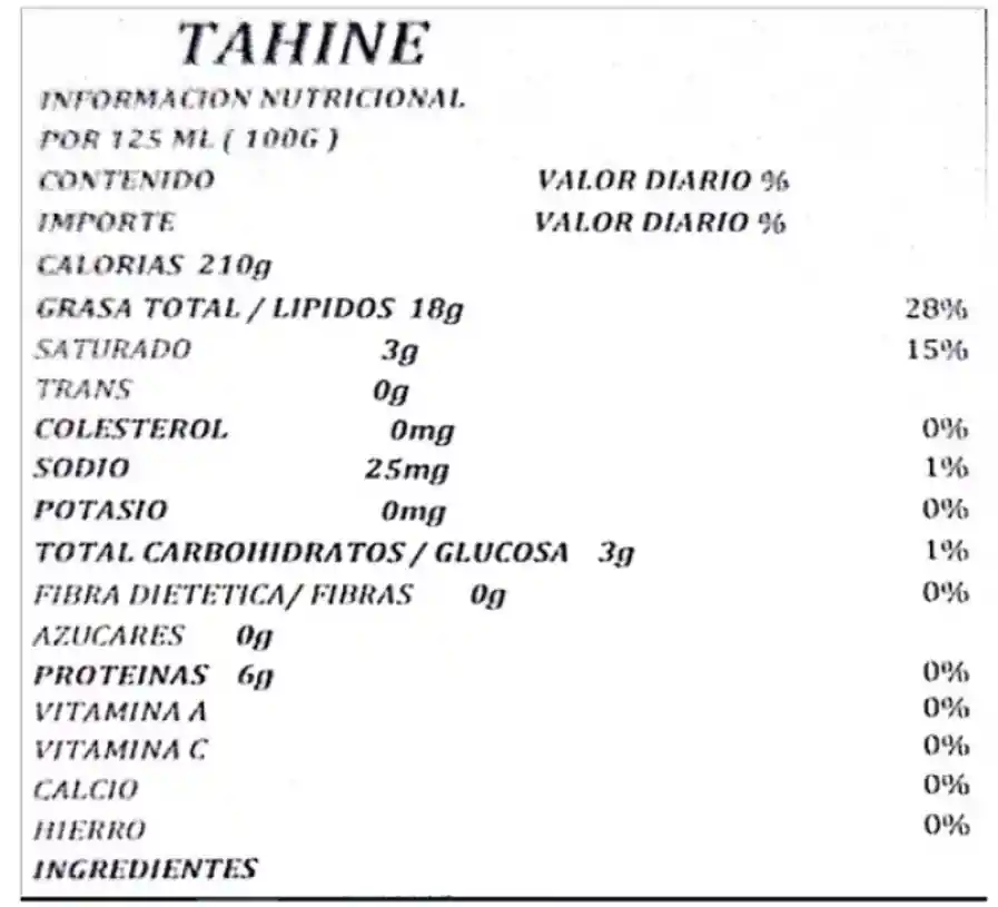 Mechaalany Tahini Extra