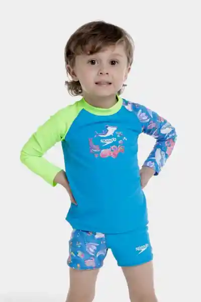 Camiseta Sunshine Hammerhead Heroes Bebé Masculino T. 4 Speedo