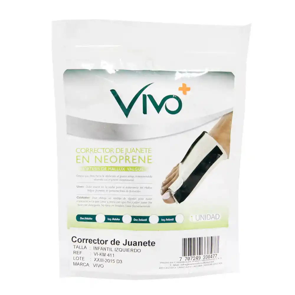 Vivo+ Corrector De Juanete En Neoprene Talla L