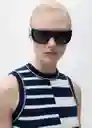 Top Zunga Marino Talla M Mujer Mango