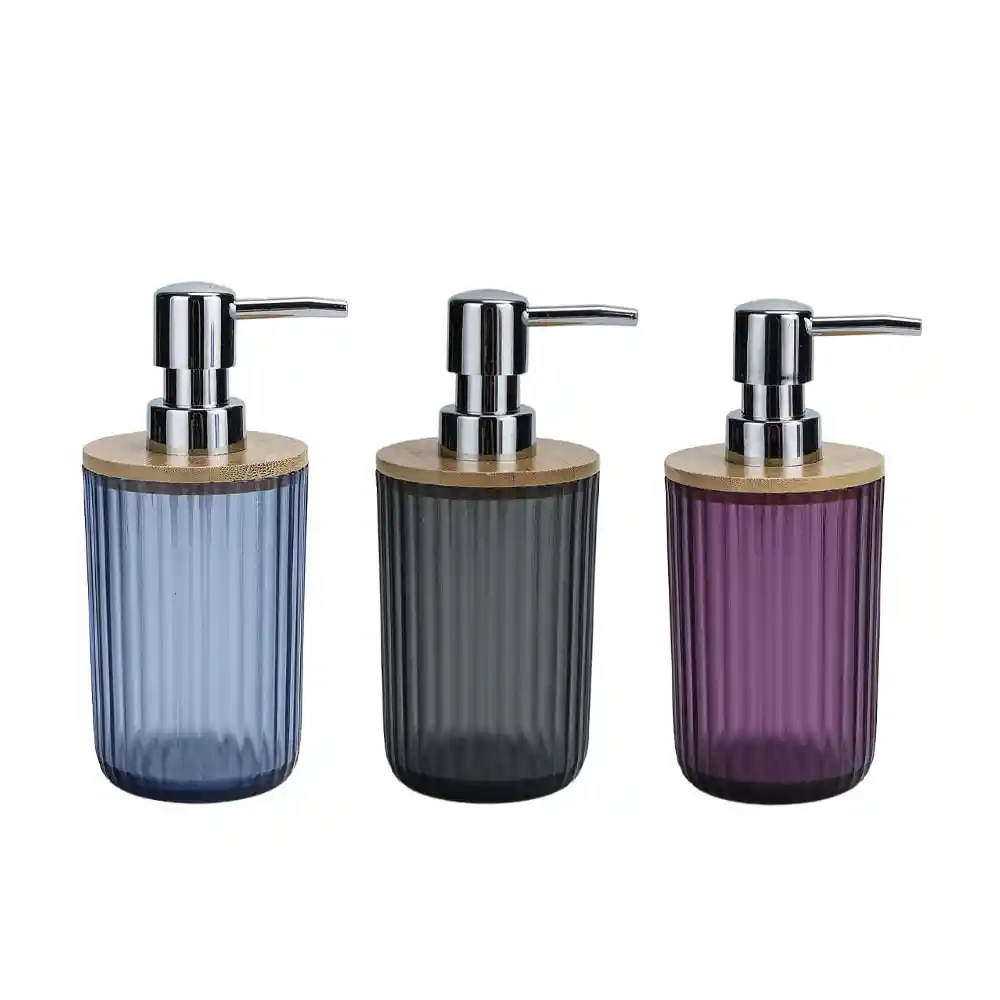 Dispensador Plástico Transparente Colores