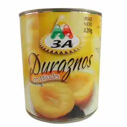 3A Durazno en Mitades