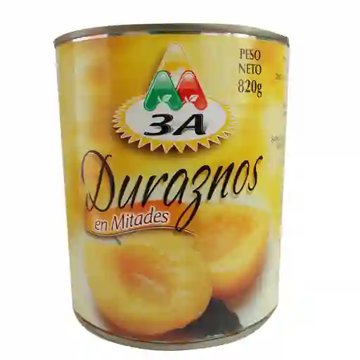 3A Durazno en Mitades