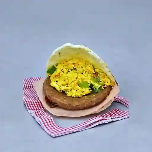 Arepa Pollo Hamburguesa