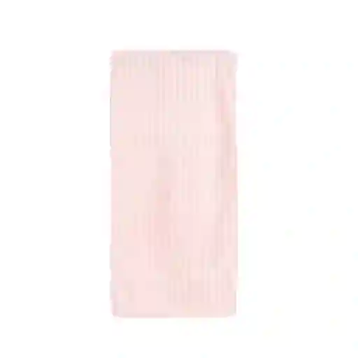 Toalla de Baño de Microfibra Acanalada Rosa Serie Miniso
