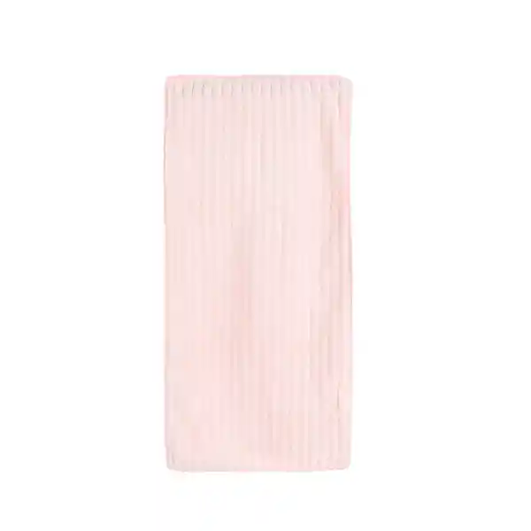 Toalla de Baño de Microfibra Acanalada Rosa Serie Miniso