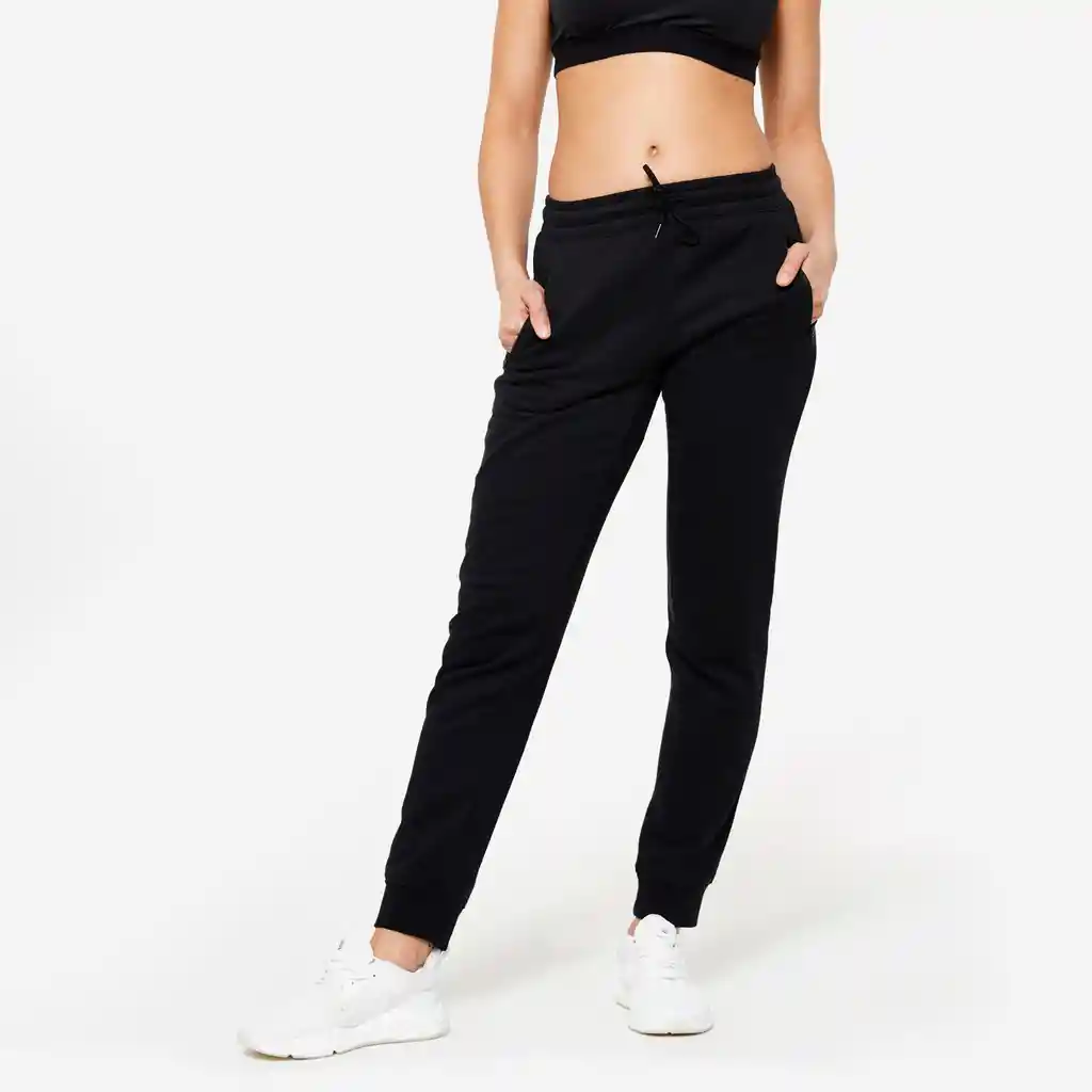 Jogger Slim Para Mujer Negro