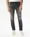 Jean Skinny Fit-Rider Gris Grafito Ultraoscuro 34/32 Chevignon