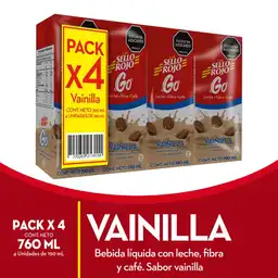 Sello Rojo Bebida go Vainilla