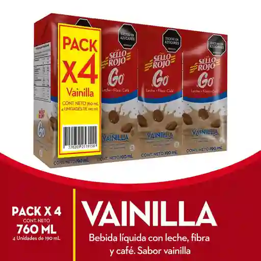 Sello Rojo Bebida go Vainilla