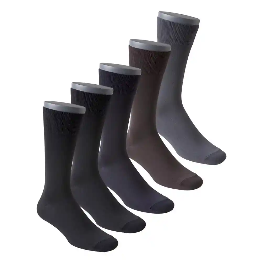 Calcetines Multifilamento Masculino Surtido Lyon X5 Talla 10-12 Surtido