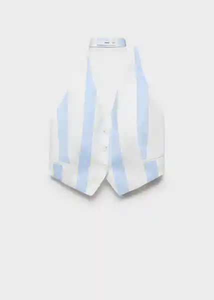 Top Dulce Celeste Talla S Mujer Mango