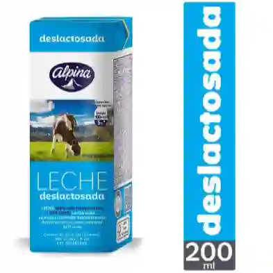 Leche Deslactosada Alpina 200ml